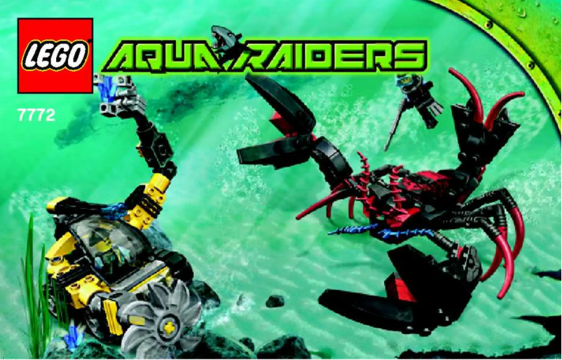 Page n°1 - Manuel utilisateur Lego Aqua Raiders 7772