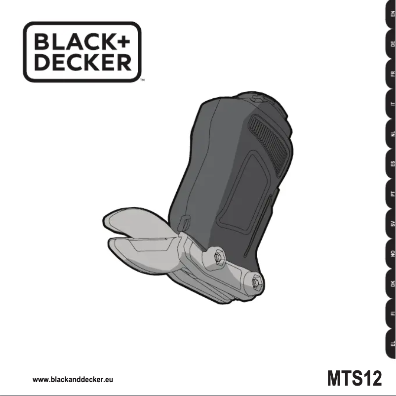 Page 1 de la notice Manuel utilisateur Black & Decker MTS12