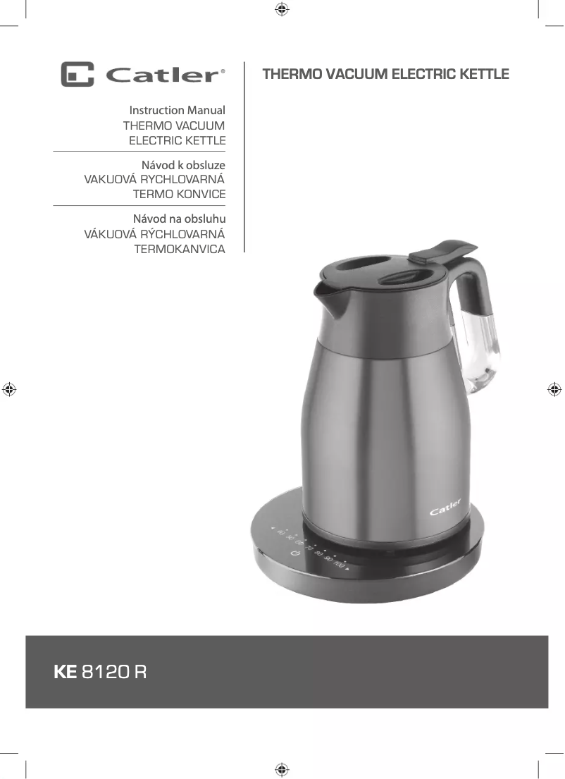 Page n°1 - Manuel utilisateur Catler KE 8120