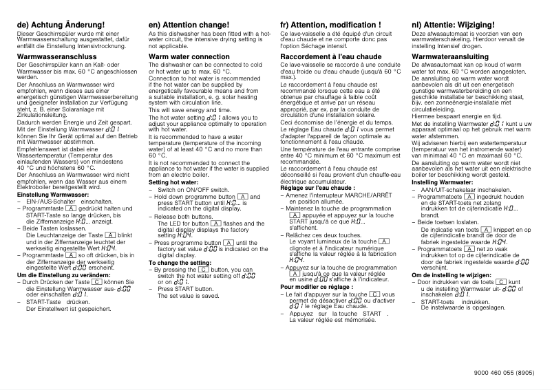 Page n°1 - Manuel utilisateur Siemens SN 25M230