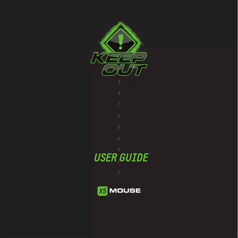 Image de la première page du manuel de l'appareil X5