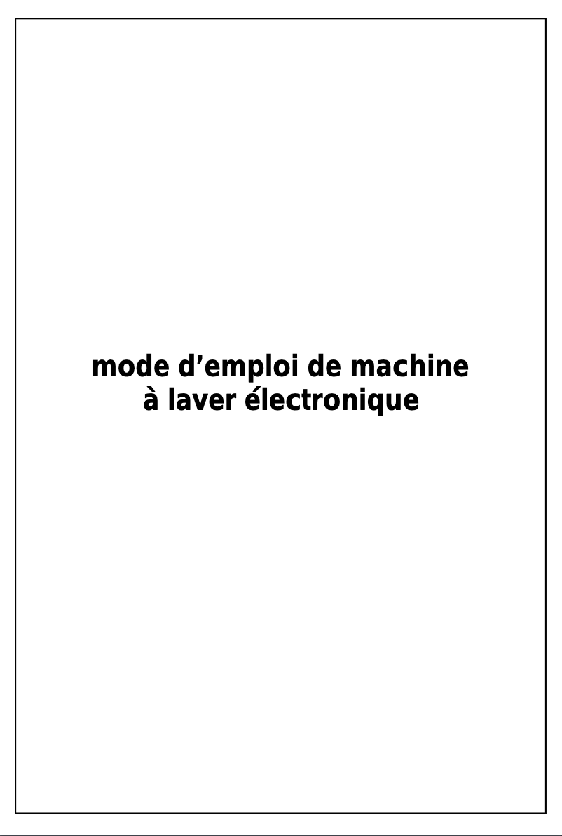 Image de la première page du manuel de l'appareil LF 1005 BVT