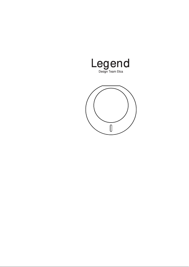 Page 1 de la notice Manuel utilisateur Elica Legend