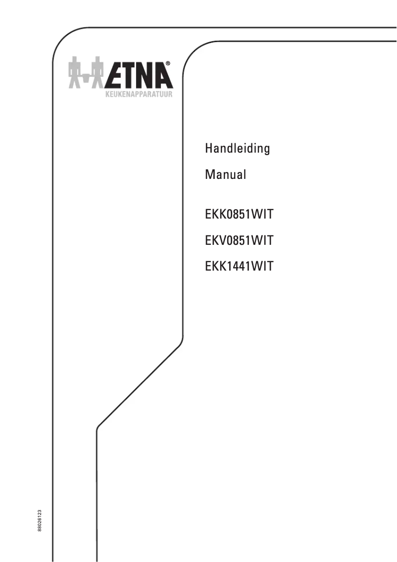 Image de la première page du manuel de l'appareil EKK1441WIT