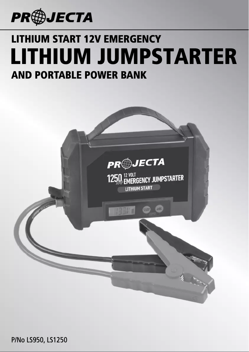 Página 1 del manual Manual de usuario Projecta LS950