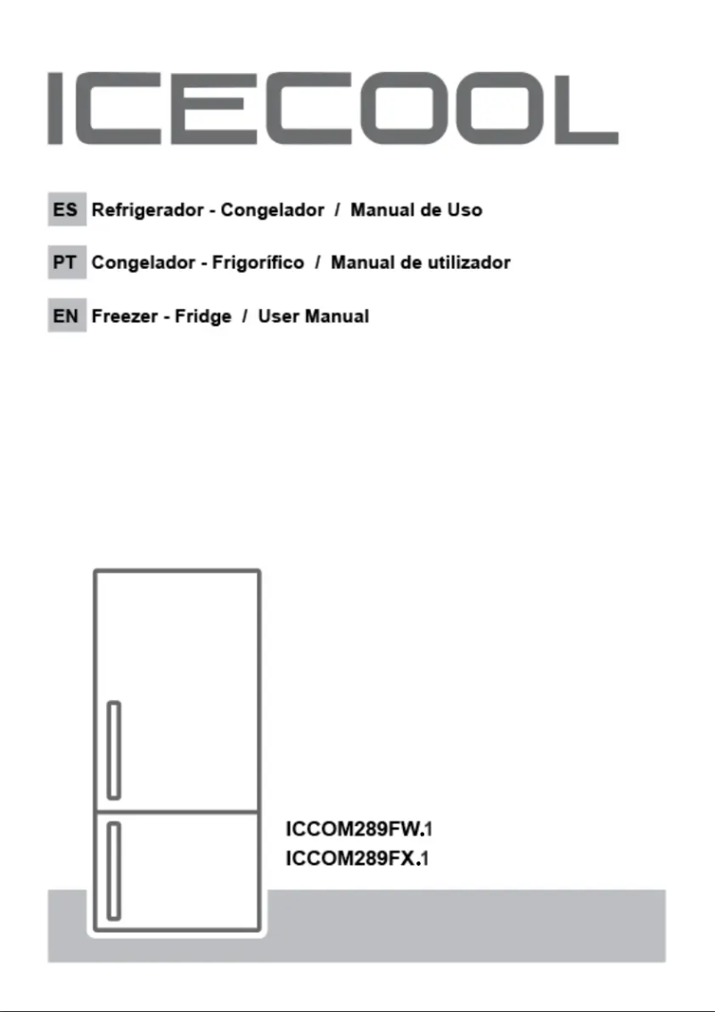 Page 1 de la notice Manuel utilisateur Icecool ICCOM289FX.1