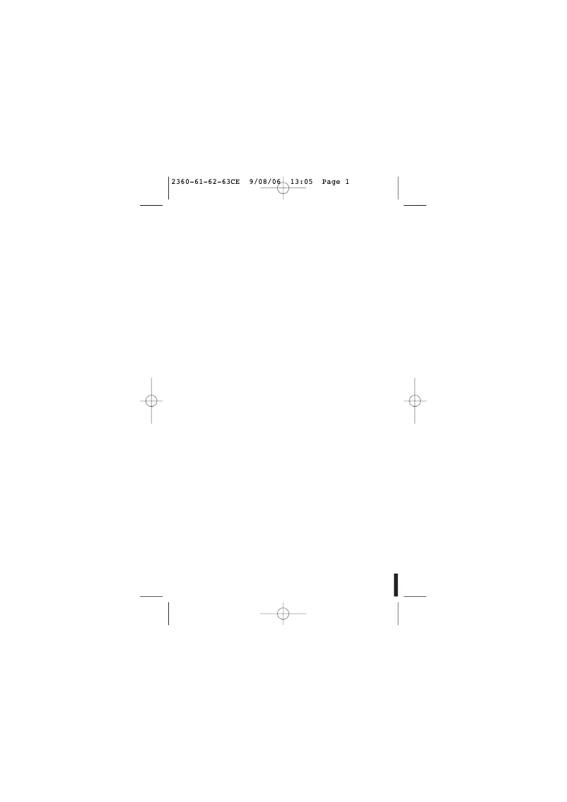 Image de la première page du manuel de l'appareil 2326CE Pro Curl 200