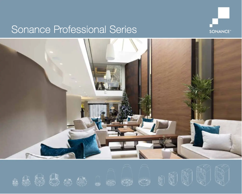 Page 1 de la notice Brochure Sonance Professional PS-P63T