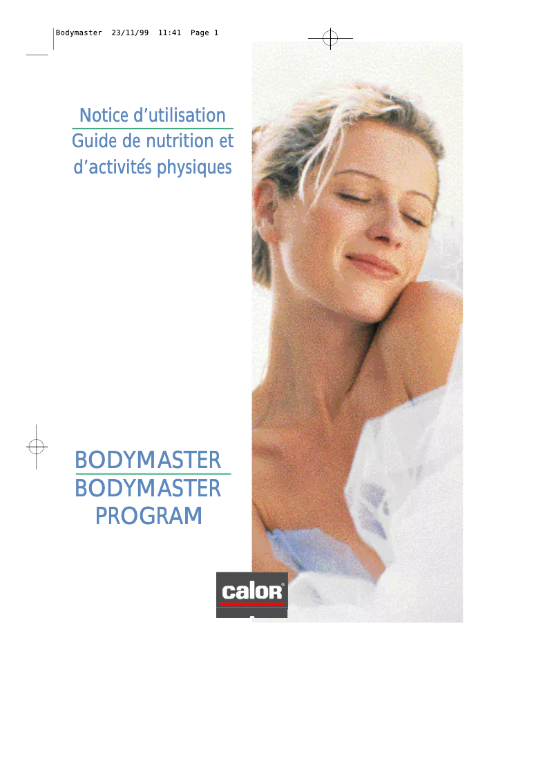 Image de la première page du manuel de l'appareil Bodymaster 7930