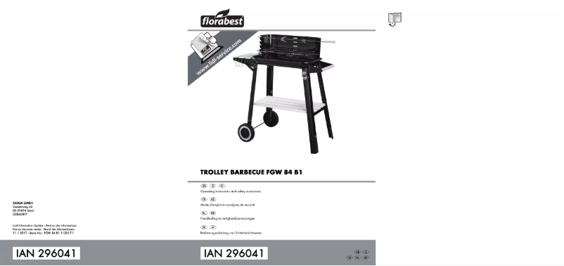 Page 1 de la notice Manuel utilisateur Florabest FGW 84 B1