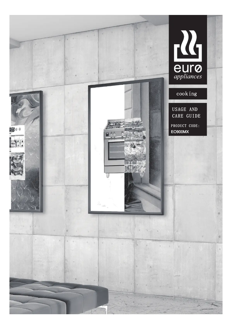 Page 1 de la notice Manuel utilisateur Euro Appliances EO900MX