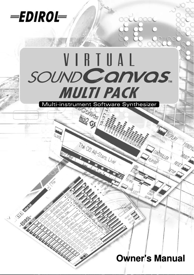 Página 1 del manual Manual de usuario Roland VSC-MP1