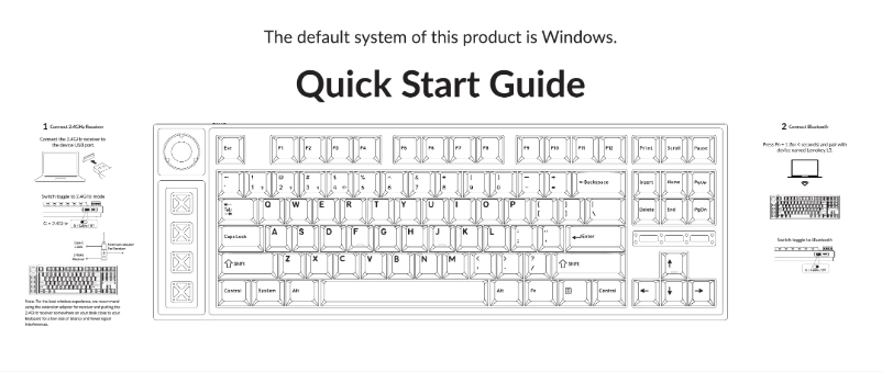 Page n°1 - Guide de démarrage rapide Keychron L3
