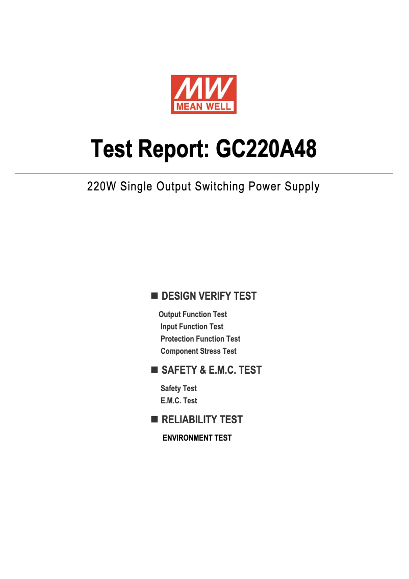 Image de la première page du manuel de l'appareil GC220A48-R7B