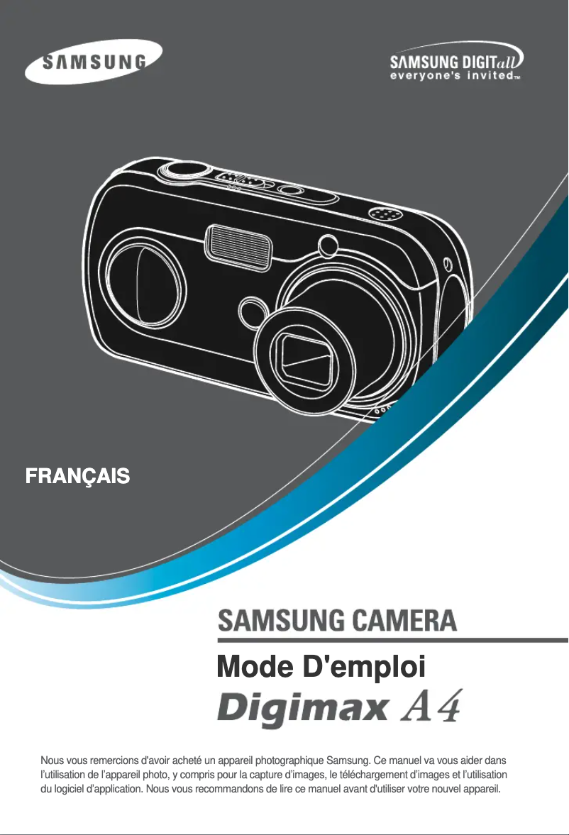 Image de la première page du manuel de l'appareil DIGIMAX A4