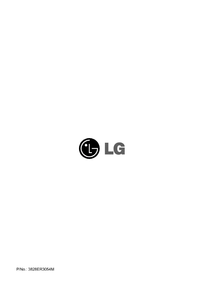 Page n°1 - Manuel utilisateur LG WD-14396TD