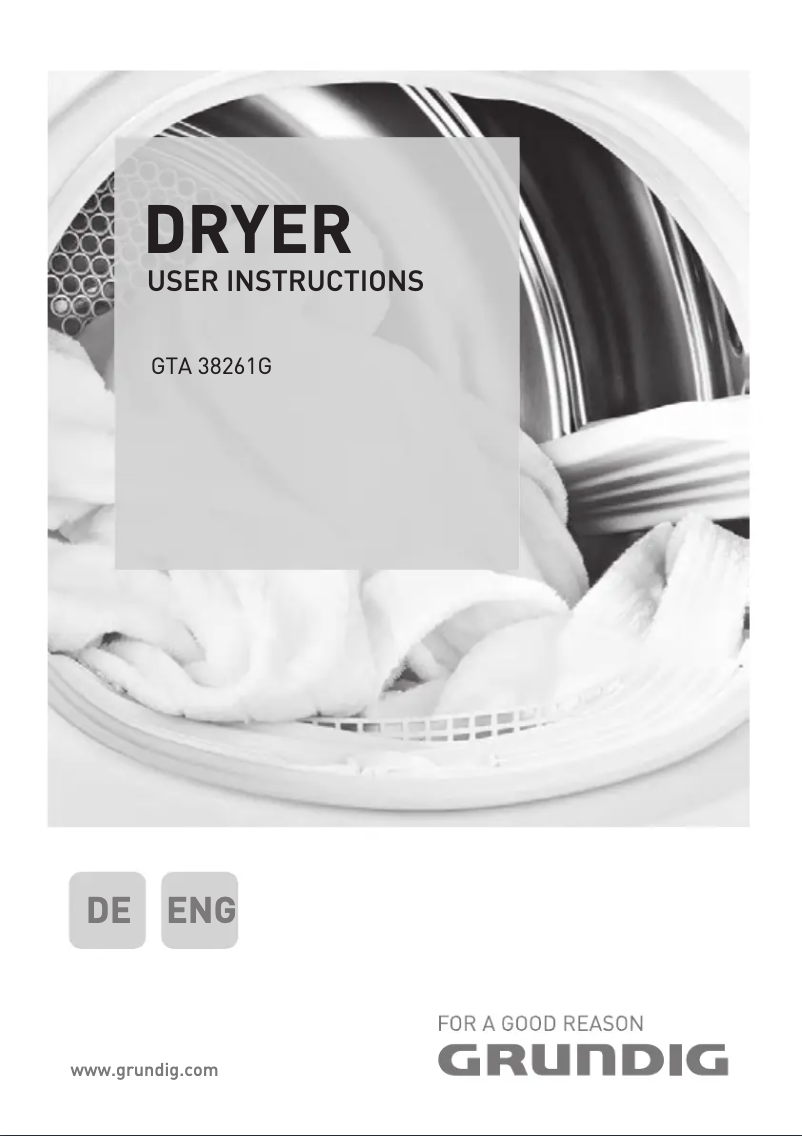 Page 1 de la notice Manuel utilisateur Grundig GTA 38261 G