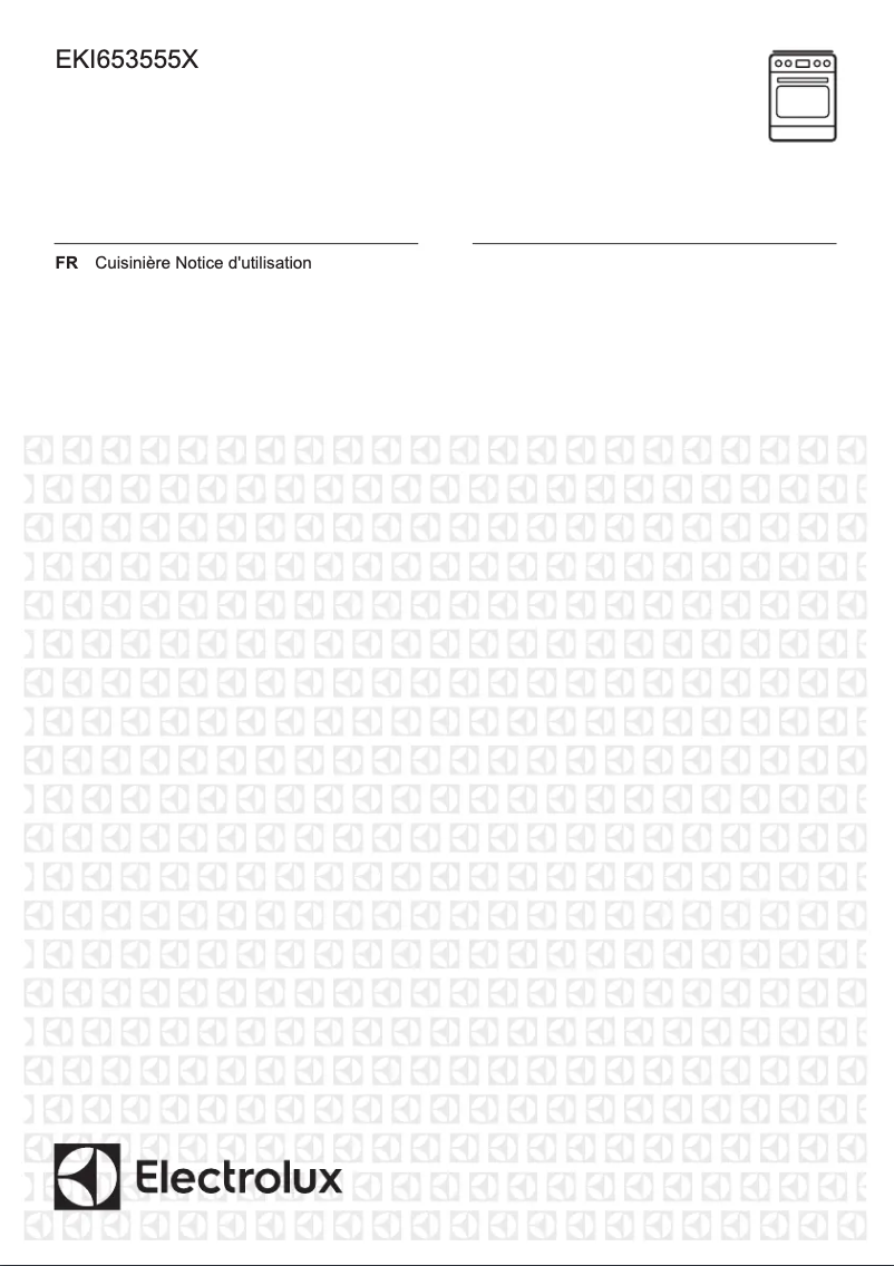 Page 1 de la notice Manuel utilisateur Electrolux EKI653555X