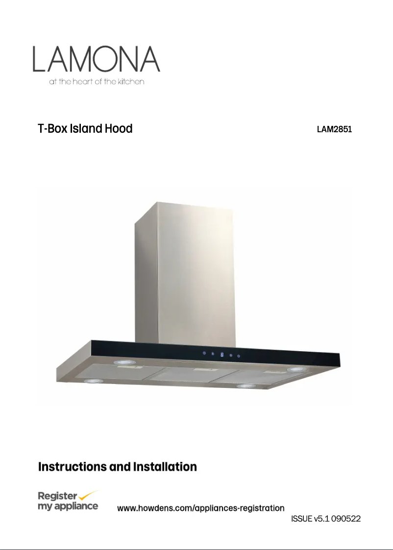 Page n°1 - Manuel utilisateur Lamona LAM2851