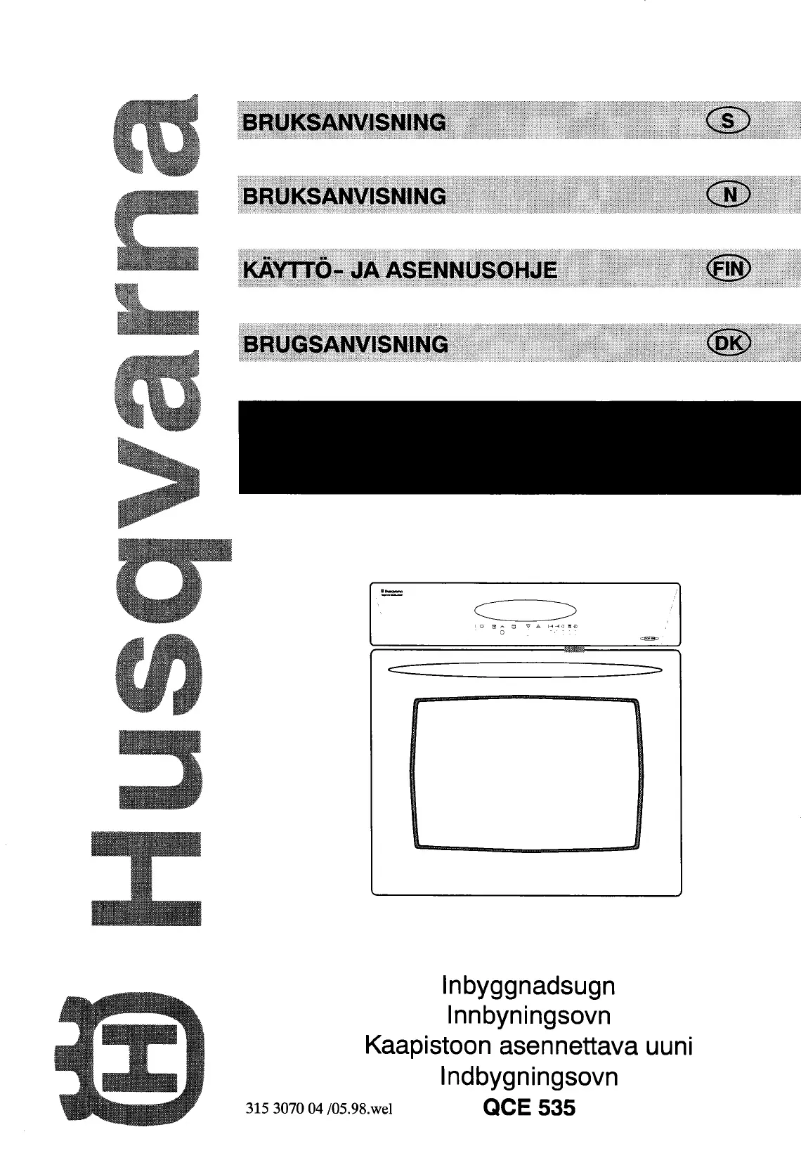 Image de la première page du manuel de l'appareil QCE535X