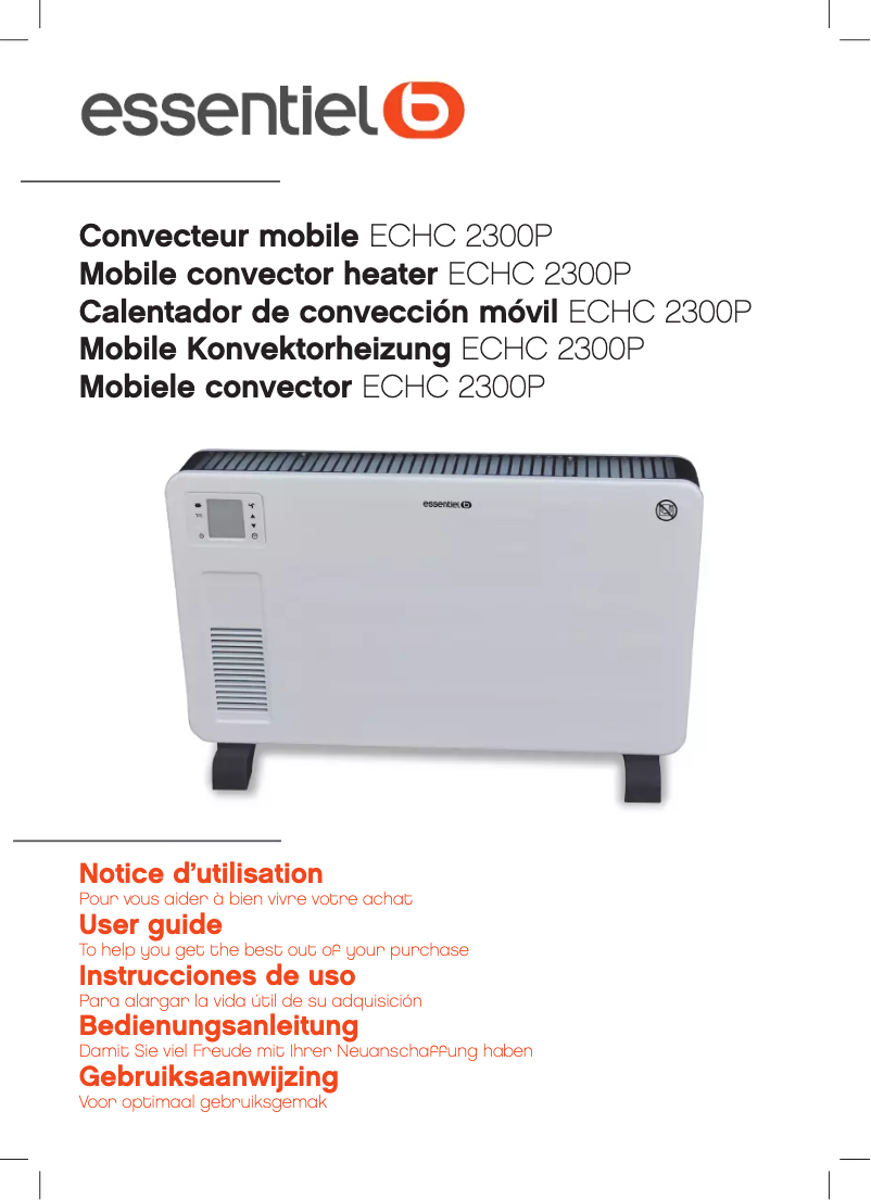 Page 1 de la notice Manuel utilisateur Essentiel B ECHC 2300P