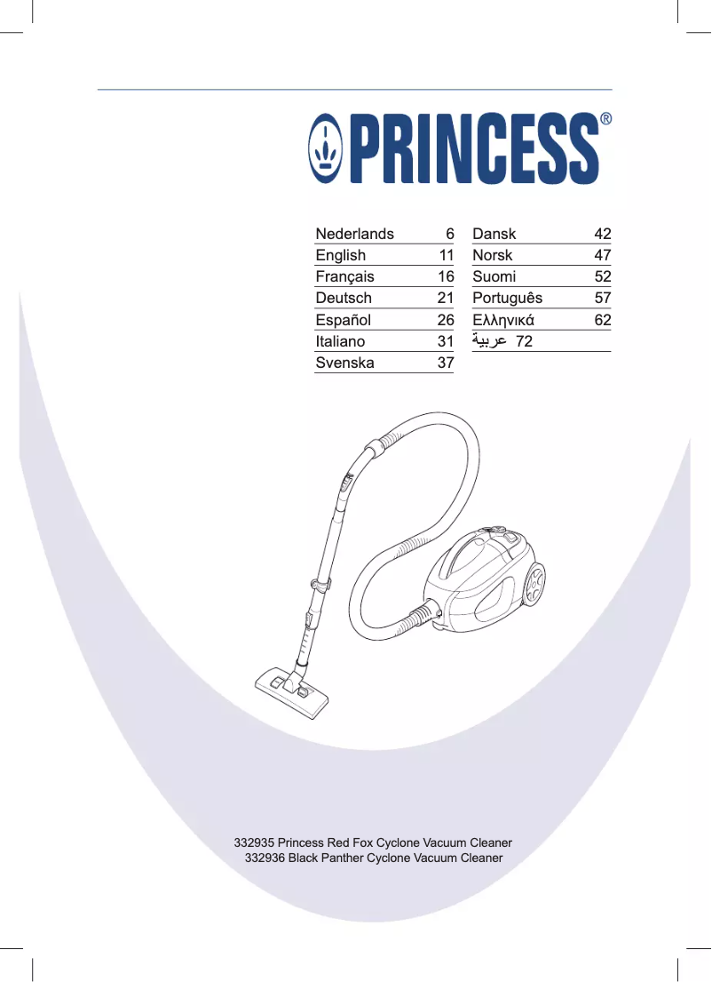 Page n°1 - Manuel utilisateur Princess 332936 Black Panther Cyclone