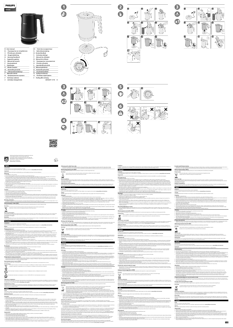 Page n°1 - Manuel utilisateur Philips HD9395
