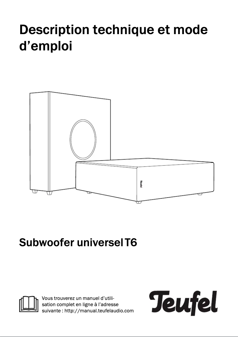 Page 1 de la notice Manuel utilisateur Teufel Columa 300 Impaq