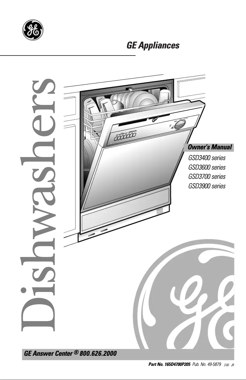 Imagen de la primera página del manual del dispositivo GSD3435FWW