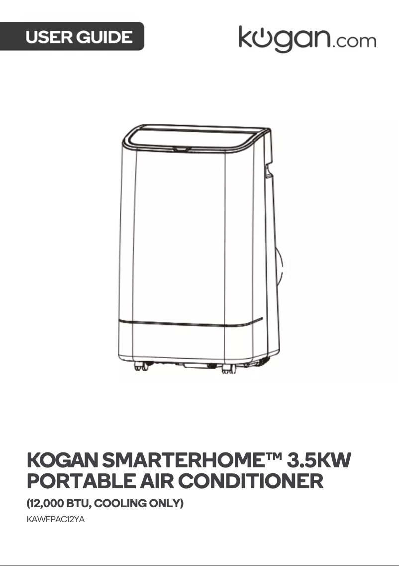 Image de la première page du manuel de l'appareil SmarterHome KAWFPAC12YA