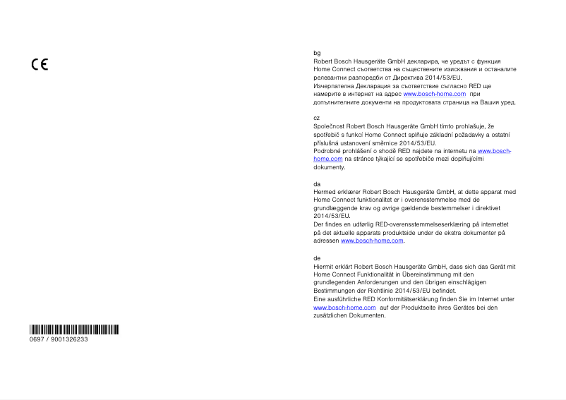 Page n°1 - Mode d'emploi Bosch WAV28E41