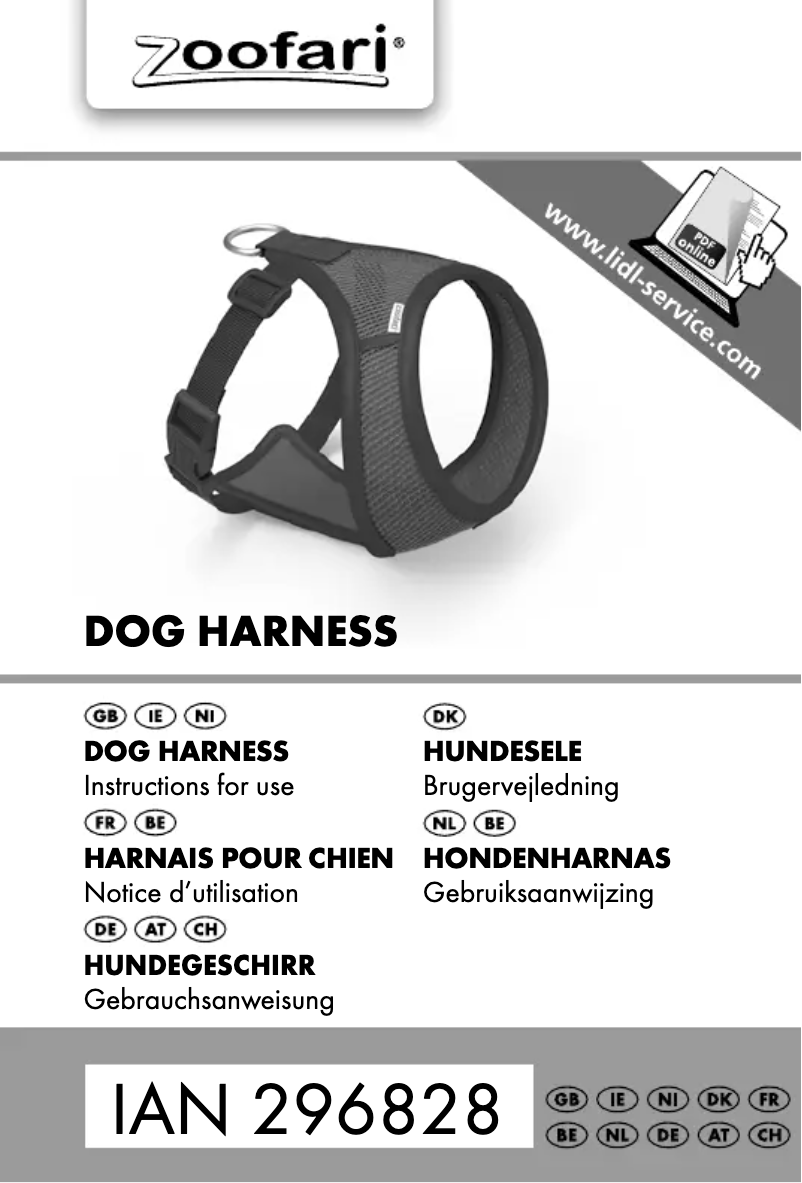 Page 1 de la notice Manuel utilisateur Zoofari IAN 296828