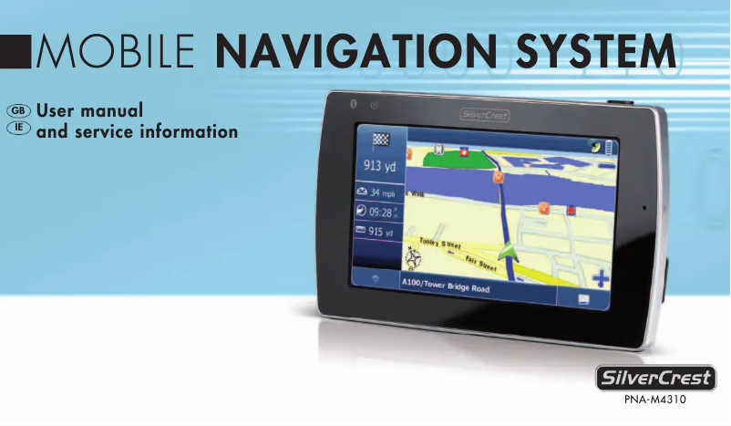 Página 1 del manual Manual de usuario SilverCrest PNA-M4310