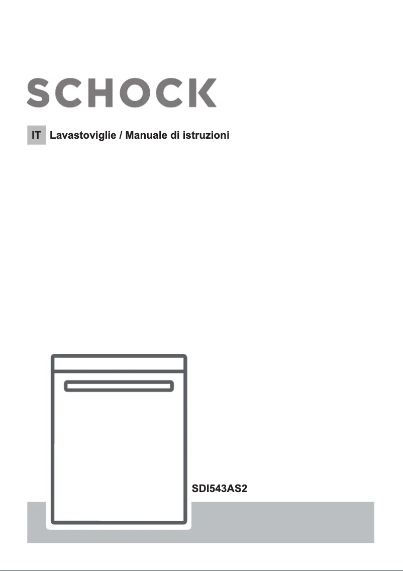 Page n°1 - Manuel utilisateur Schock SDI543AS2