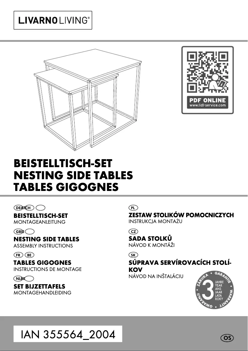 Page n°1 - Manuel utilisateur Livarno Lux IAN 355564