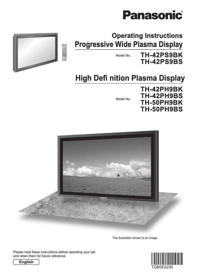 Imagen de la primera página del manual del dispositivo TH-42PS9BK