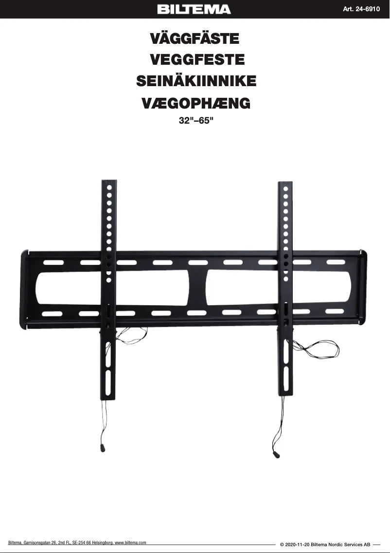 Page 1 of the manual User Manual Biltema 24-6910