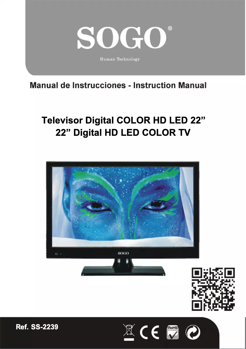 Page 1 de la notice Manuel utilisateur Sogo SS-2239