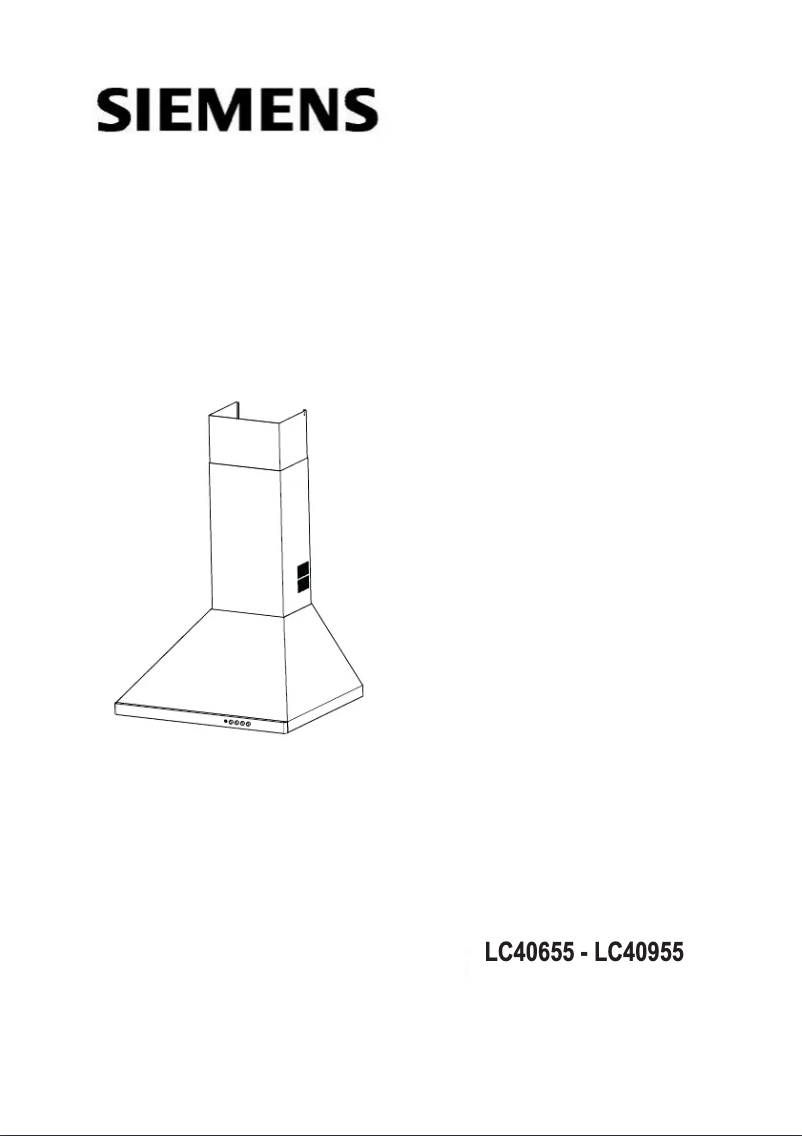 Page n°1 - Manuel utilisateur Siemens LC40955