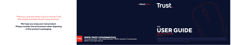 Page n°1 - Manuel utilisateur Trust Yvi 24440