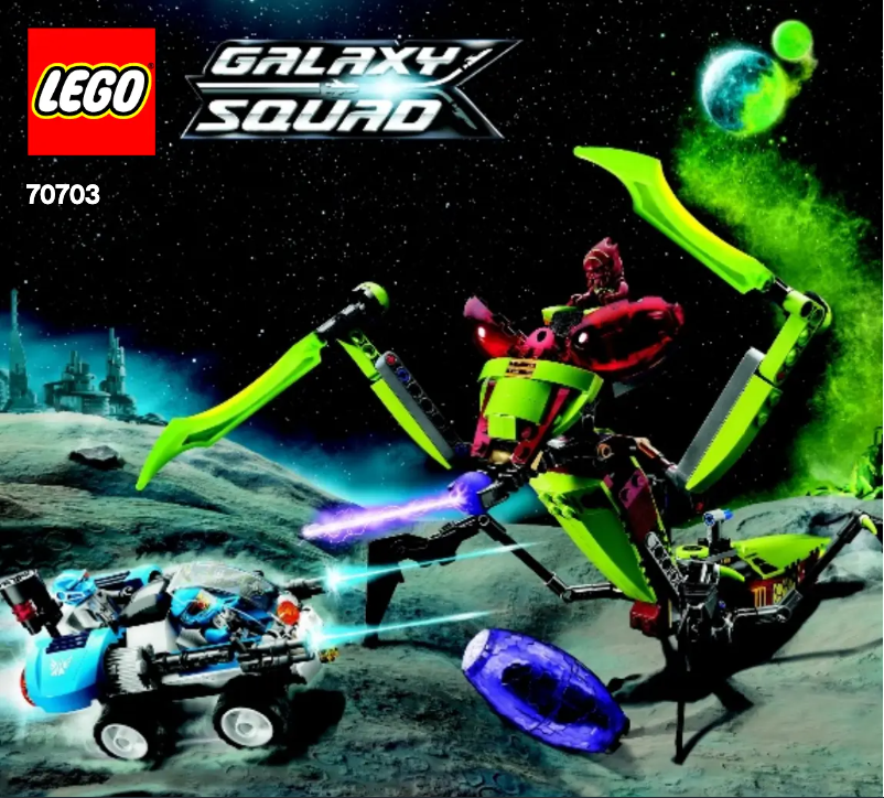 Page n°1 - Manuel utilisateur Lego Galaxy Squad 70703