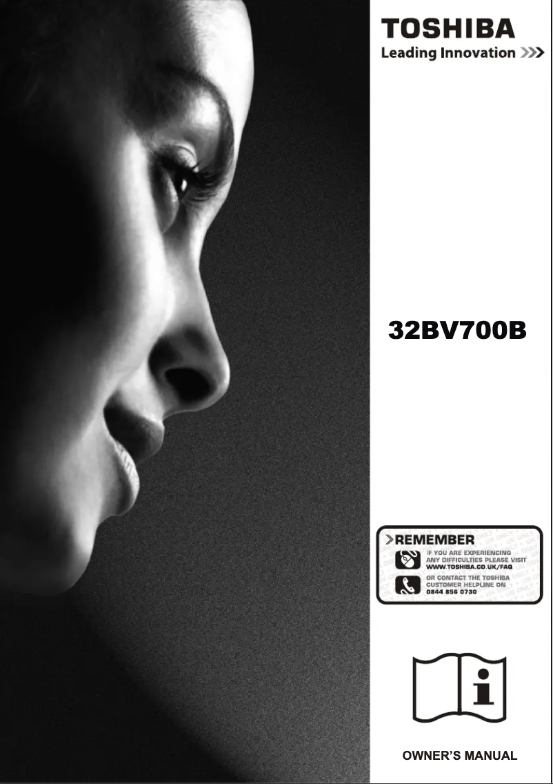 Image de la première page du manuel de l'appareil 32BV700B