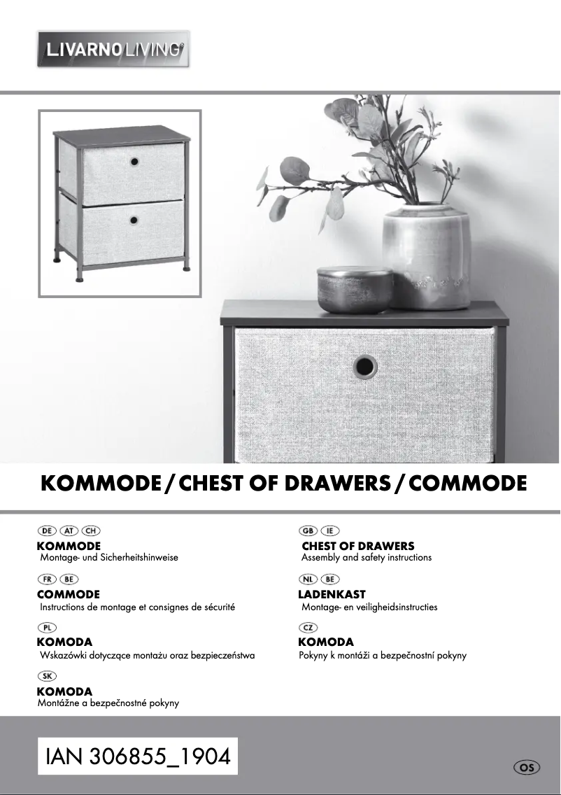 Image de la première page du manuel de l'appareil HG05572