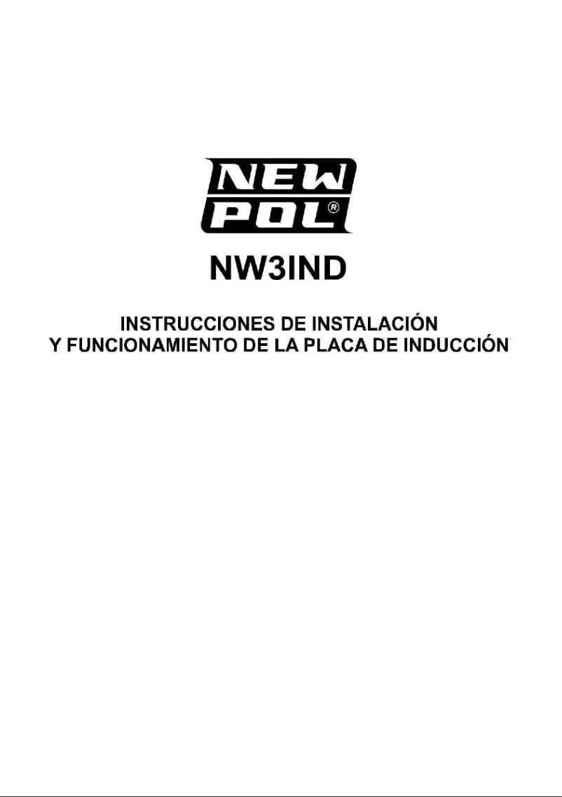 Image de la première page du manuel de l'appareil NW3IND