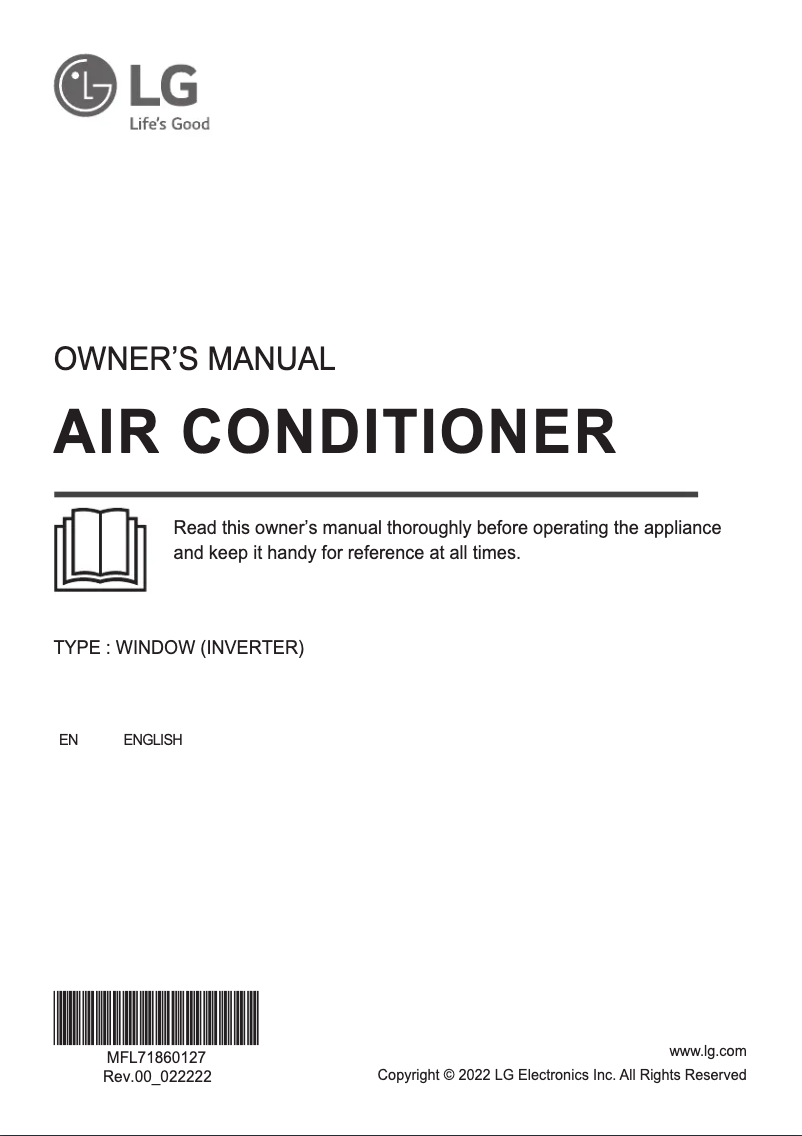 Page 1 de la notice Manuel utilisateur LG LW1521IV