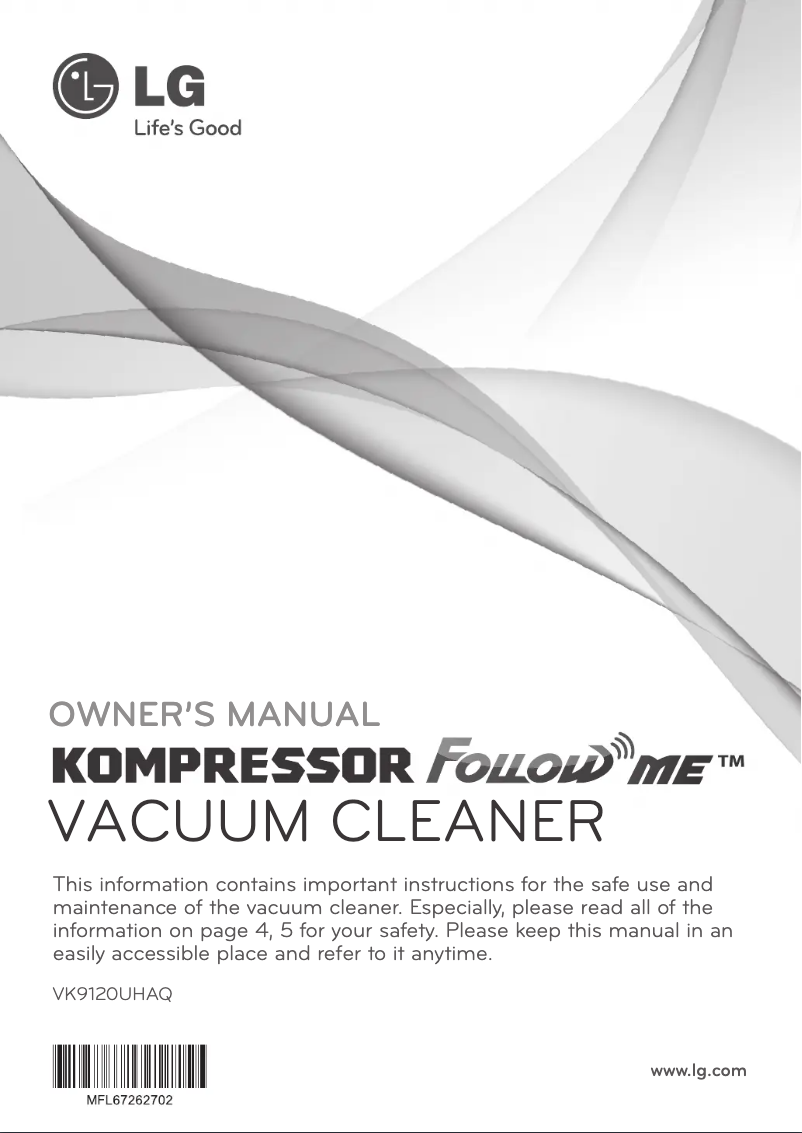 Image de la première page du manuel de l'appareil VK9120UH