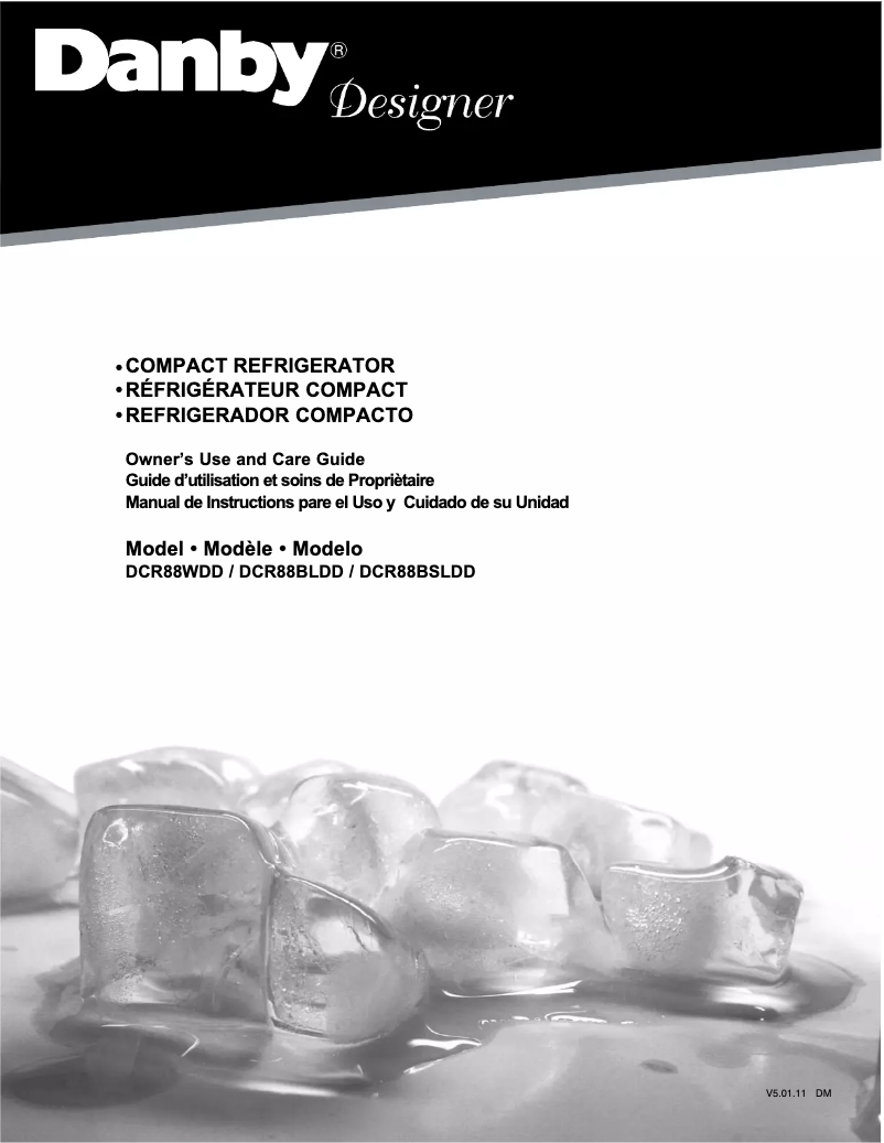 Página 1 del manual Manual de usuario Danby DCR88BSLDD