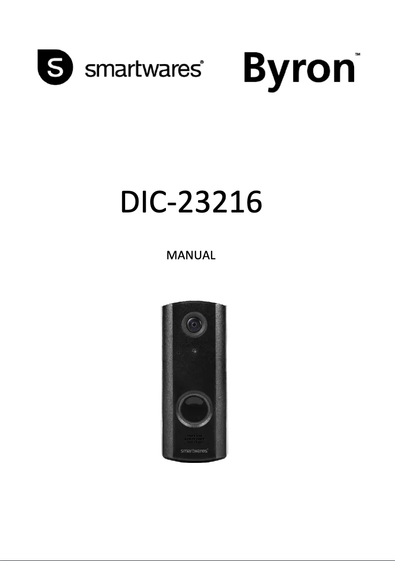 Page 1 de la notice Manuel utilisateur Byron DIC-23216