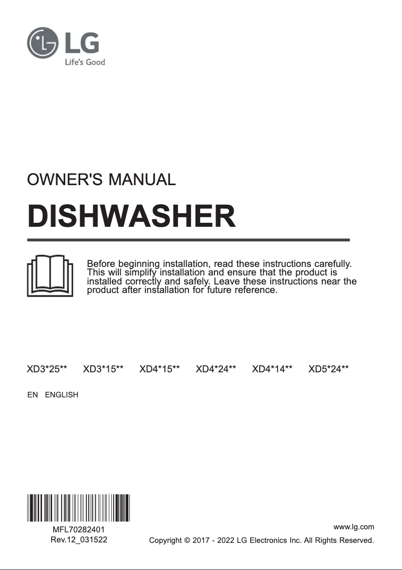 Image de la première page du manuel de l'appareil XD4B14PS