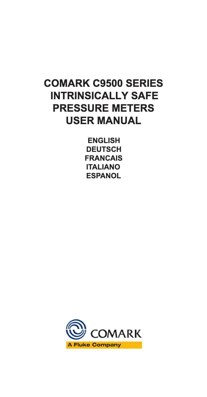 Page 1 de la notice Manuel utilisateur Comark C9505